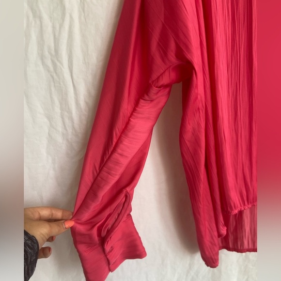 Calvin Klein Womens Plus Work Wear Shirred Blouse Size 2X NEW - Picture 5 of 12